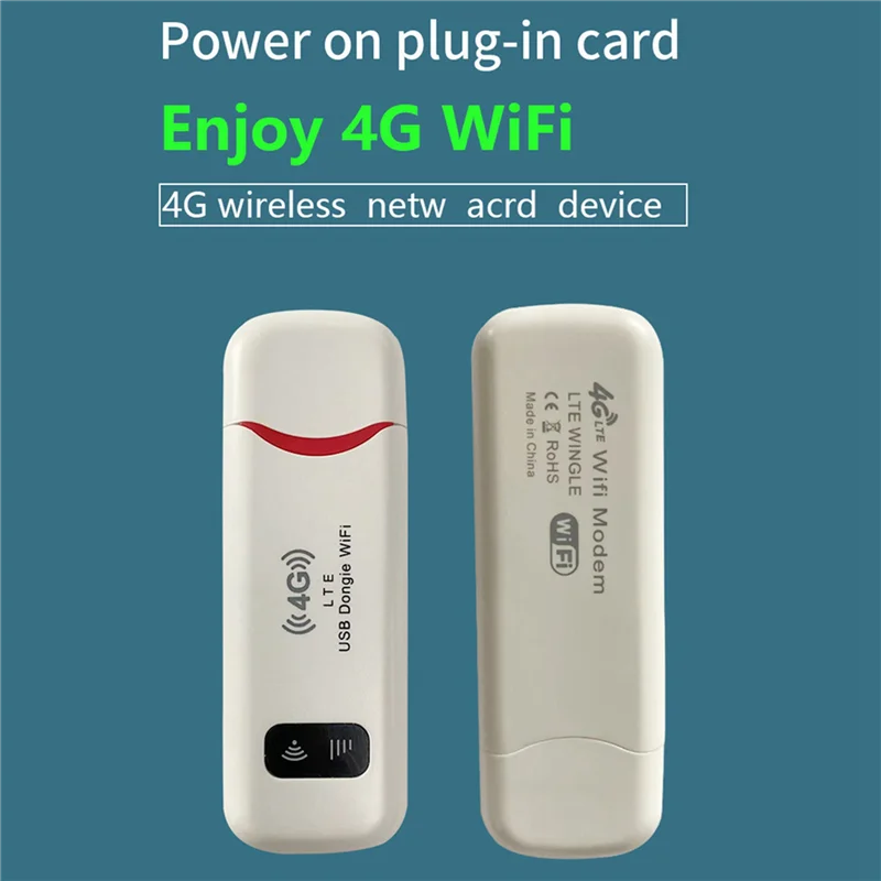 

ABVO-10X 4G LTE Wireless USB Dongle Mobile Hotspot 150Mbps Modem Stick Sim Card Mobile Broadband Mini 4G Router