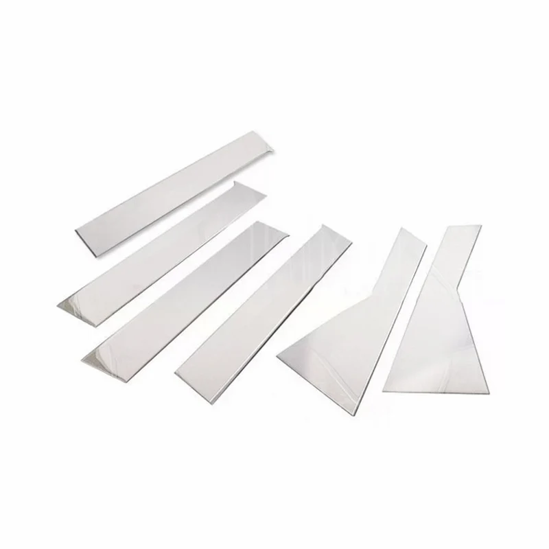 Stainless Steel Exterior Accessories For Dodge Journey Fiat Freemont Car Door Window Chrome Pillar Posts Cover Trim 6PCS