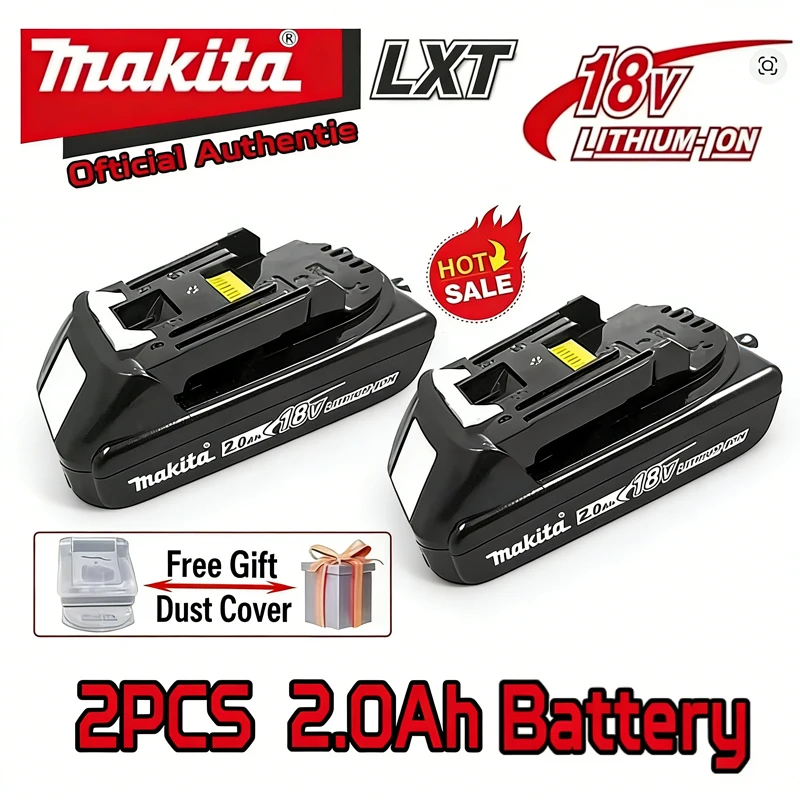 

Makita 18V 6.0 5.0 3.0 2.0Ah Rechargeable Lithium Battery with LED Indicator High Capacity for Makita Cordles Power Tool Battery