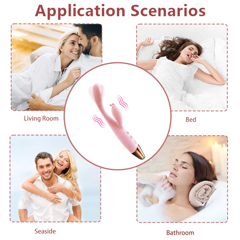 10 Speeds G-Spot Vibrator for Women Nipple Clitoris Stimulator 8 Fast Seconds to Orgasm Finger Shaped Vibes Sex Toys for Adults