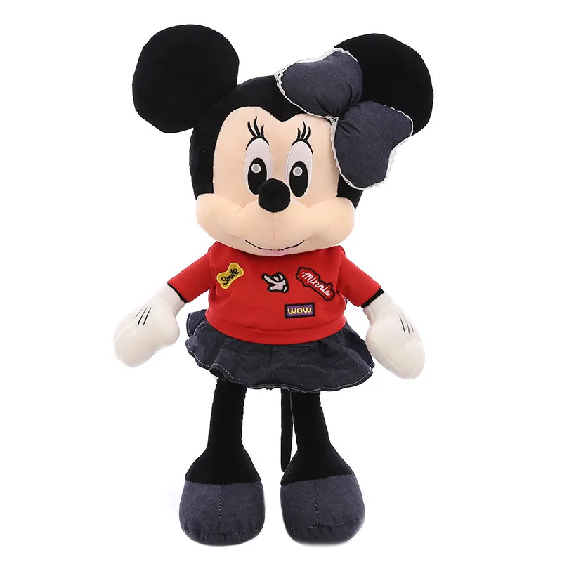 Новый Дисней Kawaii 100 см плюшевая кукла Микки и Минни мягкая игрушка популярный милый мультяшный подарок для детей подарок на день рождения и Рождество