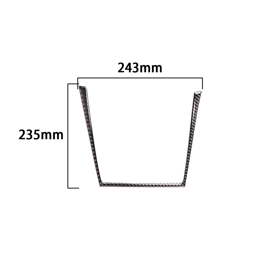 คาร์บอนไฟเบอร์รถยนต์อุปกรณ์เสริม Dashboard Air Vent ตกแต่งสติกเกอร์นุ่มสําหรับ BMW X5 E70 2008-2013 X6 E71 2009-2014