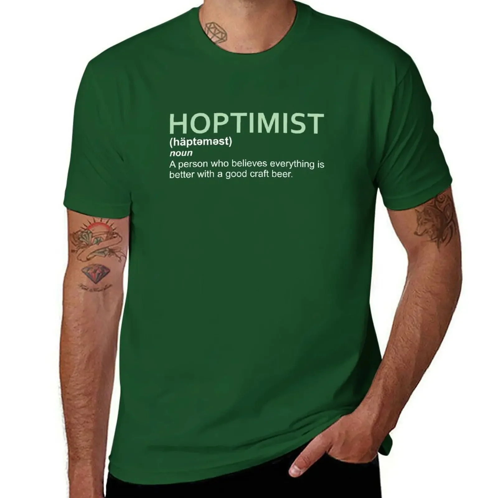 aesthetic clothes heavyweights tops mens graphic t-shirts funny Hoptimist Design for Craft Beer Lovers T-Shirt  men clothing image 5