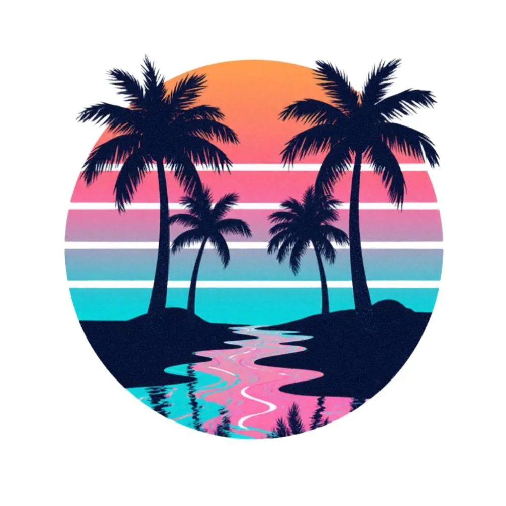 

1pc Retro Multicolor Iron On Transfer Stickers Suitable for T Shirts Hoodies Bags Backpacks Easy Application with Household