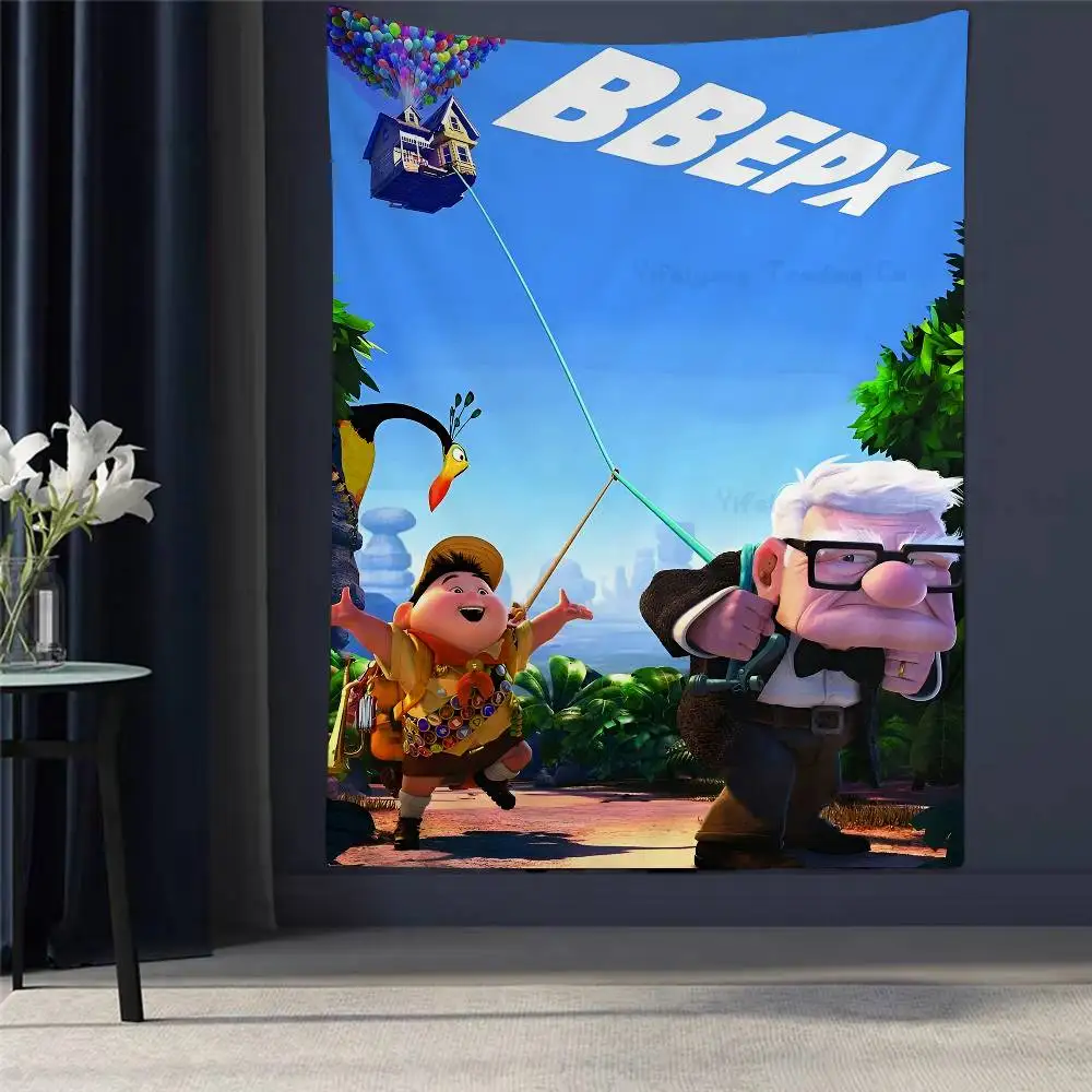 

Cartoon U-Up Movie DIY Wall Tapestry Hanging Tarot Hippie Wall Rugs Dorm Home Decor