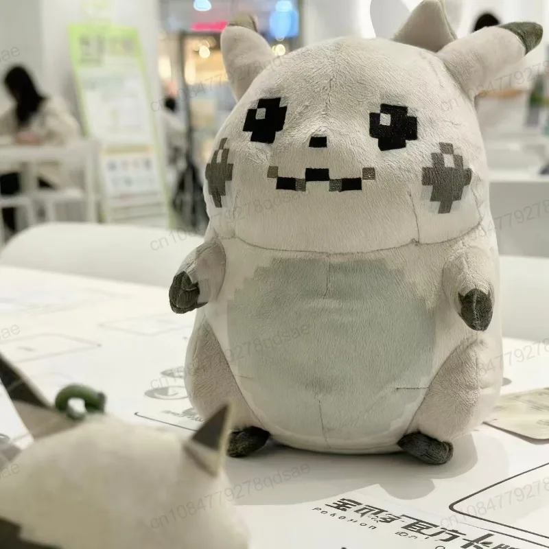 

30th Anniversary Pikachu Plush Doll Cute Stuffed Pokemon Pikachu Doll Toy Pixel Style Cartoon Peripherals Collection Toy Gift