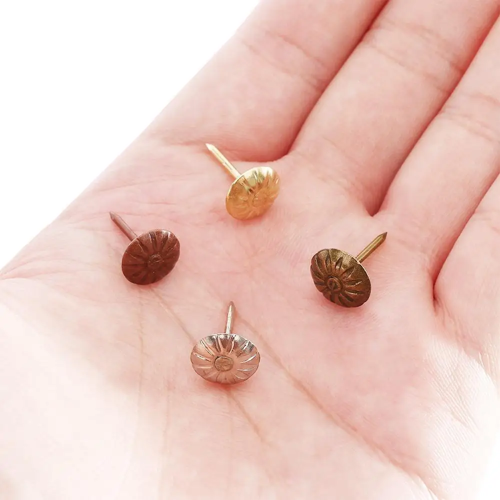 100Pcs/300pcs 11X16Mm Upholstery Sofa DIY Home Woodwork Tool Fasteners Furniture Hardware Pushpins Decorative Nails Tacks