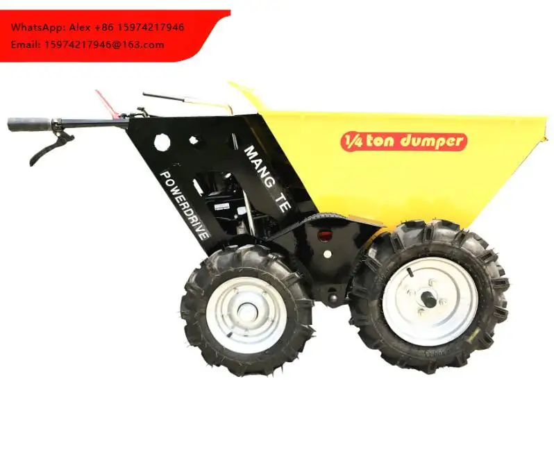 

2023 Hot Sell EPA Engine Mini Dumper New Design Garden Dumper Mini Wheeled 4x4 Dumper
