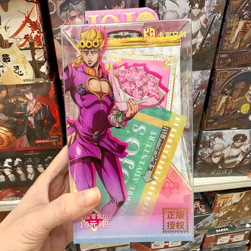 

Коллекционные карты JOJO's Bizarre Adventure: Golden Wind, Vol.2, Глава «Букет Стражей», лазерная редкая EX Flash карта, игрушка, подарок