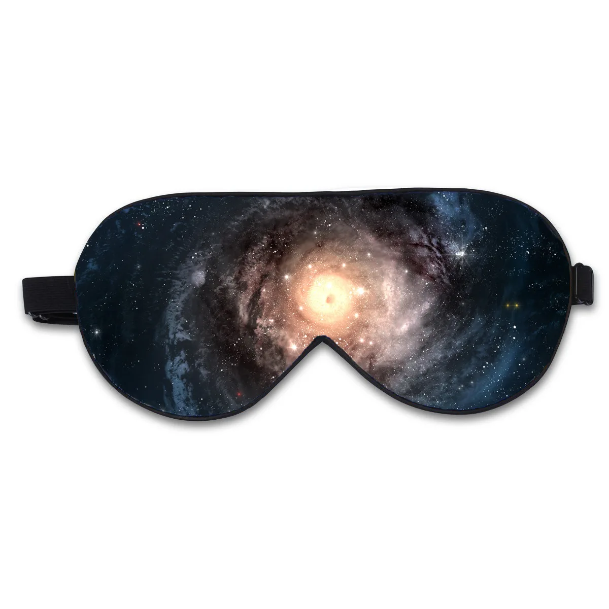 Silk blindfold world famous painting double-layer solid color velvet travel aviation sleep blackout silk blindfold