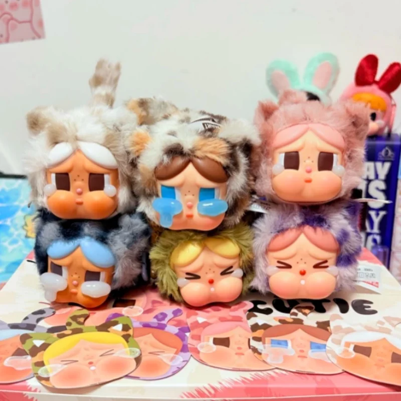 

Pop Mart Crybaby Leopard Cat Series Vinyl Plush Keychain Blind Box Collectible Surprise Gift For Anime Fans And Pop Culture Fans