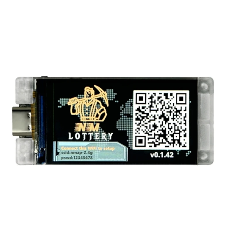 2 Set Nerd Miner V2 ESP32 Crypto Solo Lottery 117KH/S Master T190 Win BTC with Low Power Consumption WiFi Connection-A75P