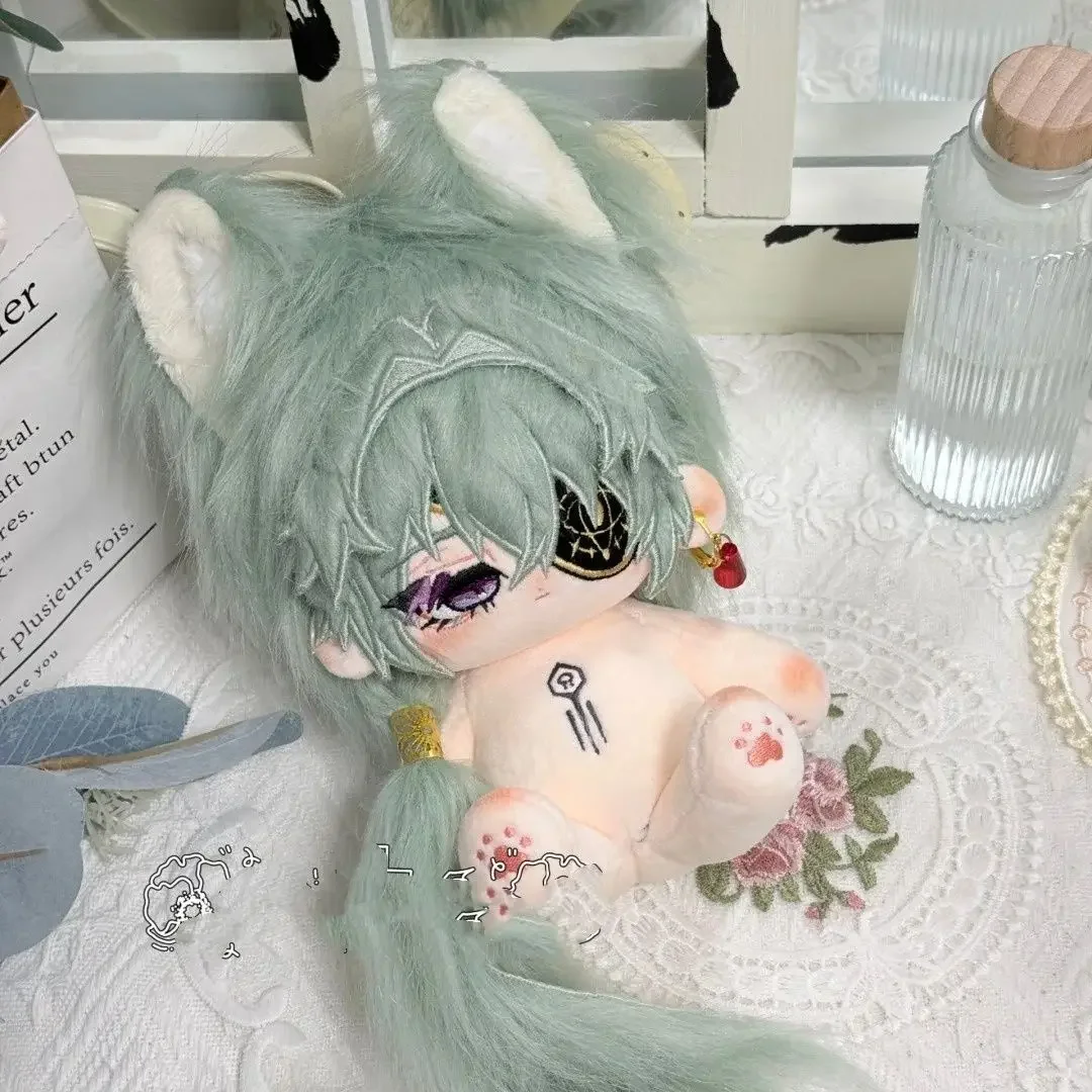 

20cm Game Anaxagoras Honkai: Star Rail Cosplay Plush Doll Body Dress Up Clothes Outfit Stuffed Figures Cute Birthday Gift