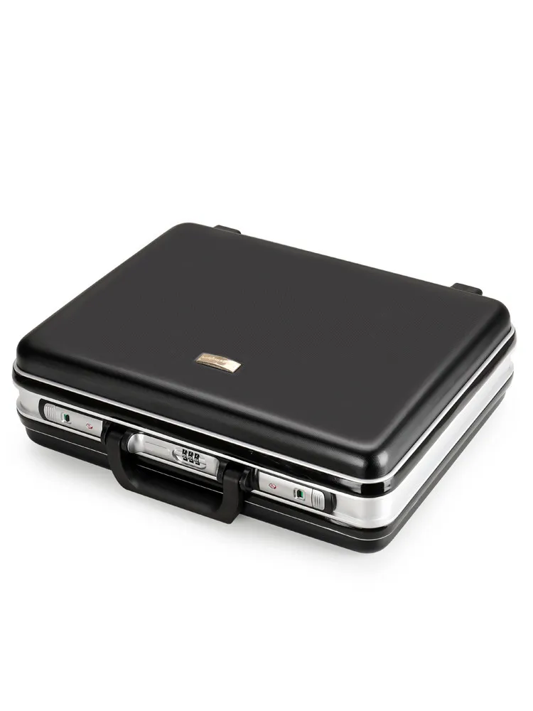 AOLIVIYA Portable Aluminum Alloy Password Lock Box For Cash Documents Business Safe Storage Specialty Tools