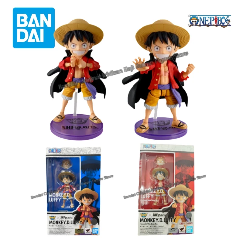 

Bandai в наличии, оригинальная коробка, гаражный комплект, модель One Piece Monkey D Luffy Shf, персонажи аниме, Коллекционная оригинальная фигурка