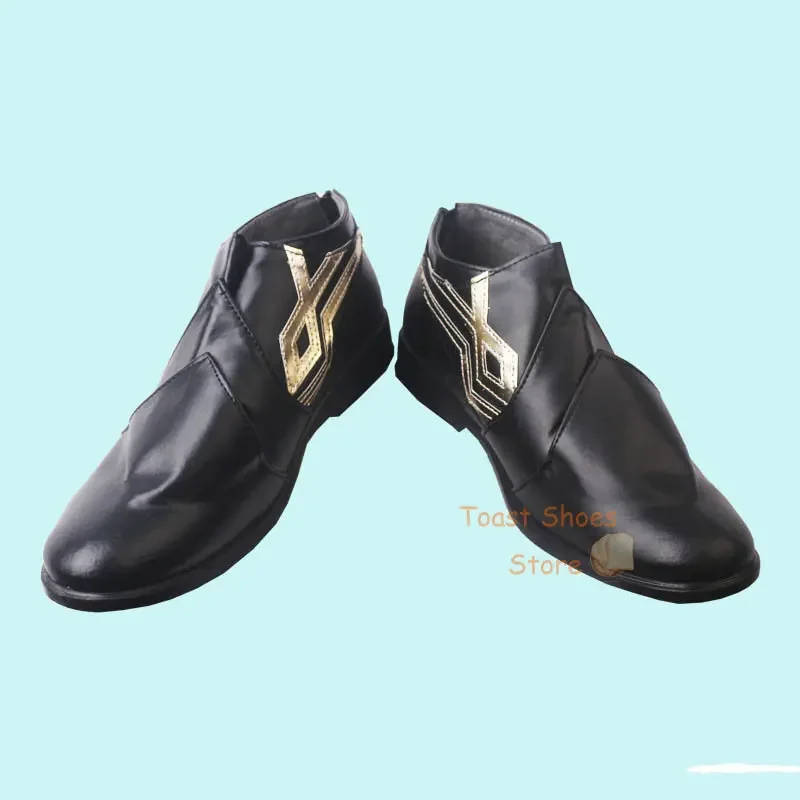 

Genshinimpact Dainsleif Косплей Туфли на плоской подошве Комикс Аниме Игра для Con Хэллоуин Косплей Костюм Опора Обувь