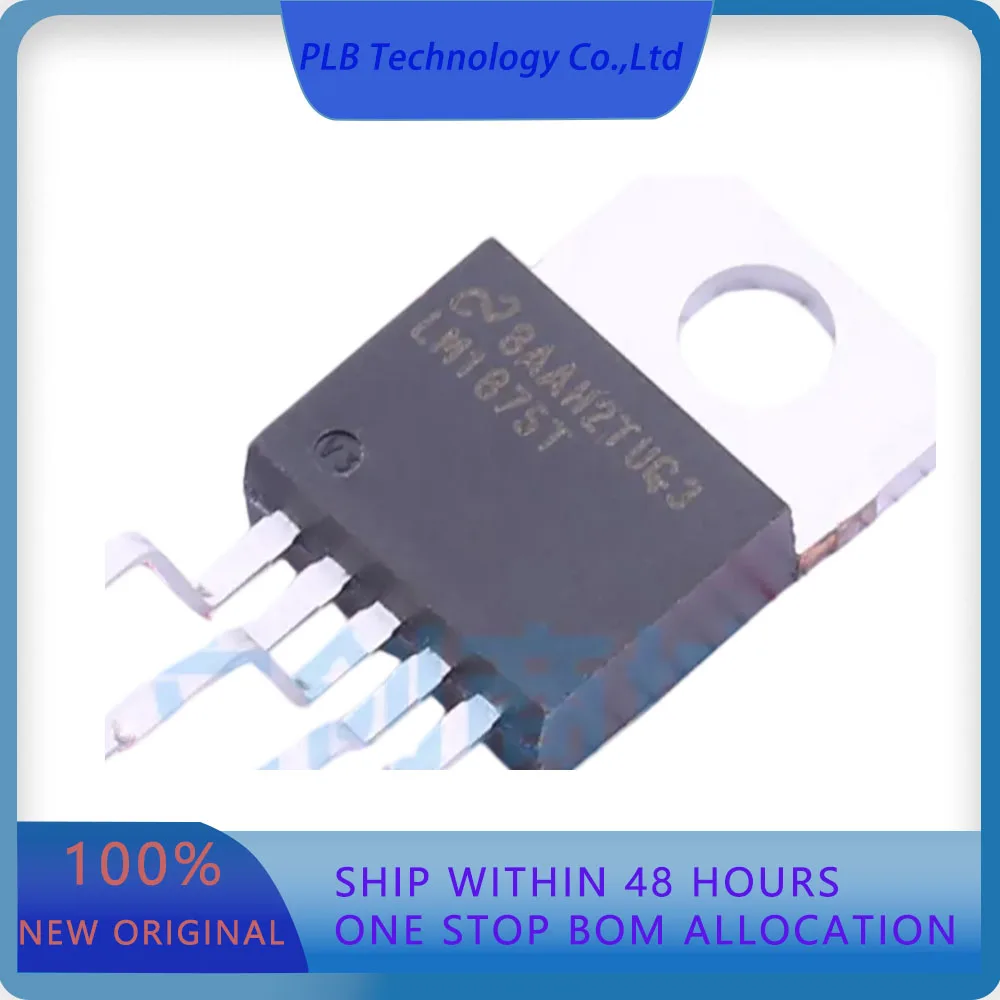 5PCS/LOT LM1875T/NOPB LM1875  70mA 2-Channel 25Wx1@8Ω Class AB TO-220-5(Forming) Audio Amplifiers Original Stock
