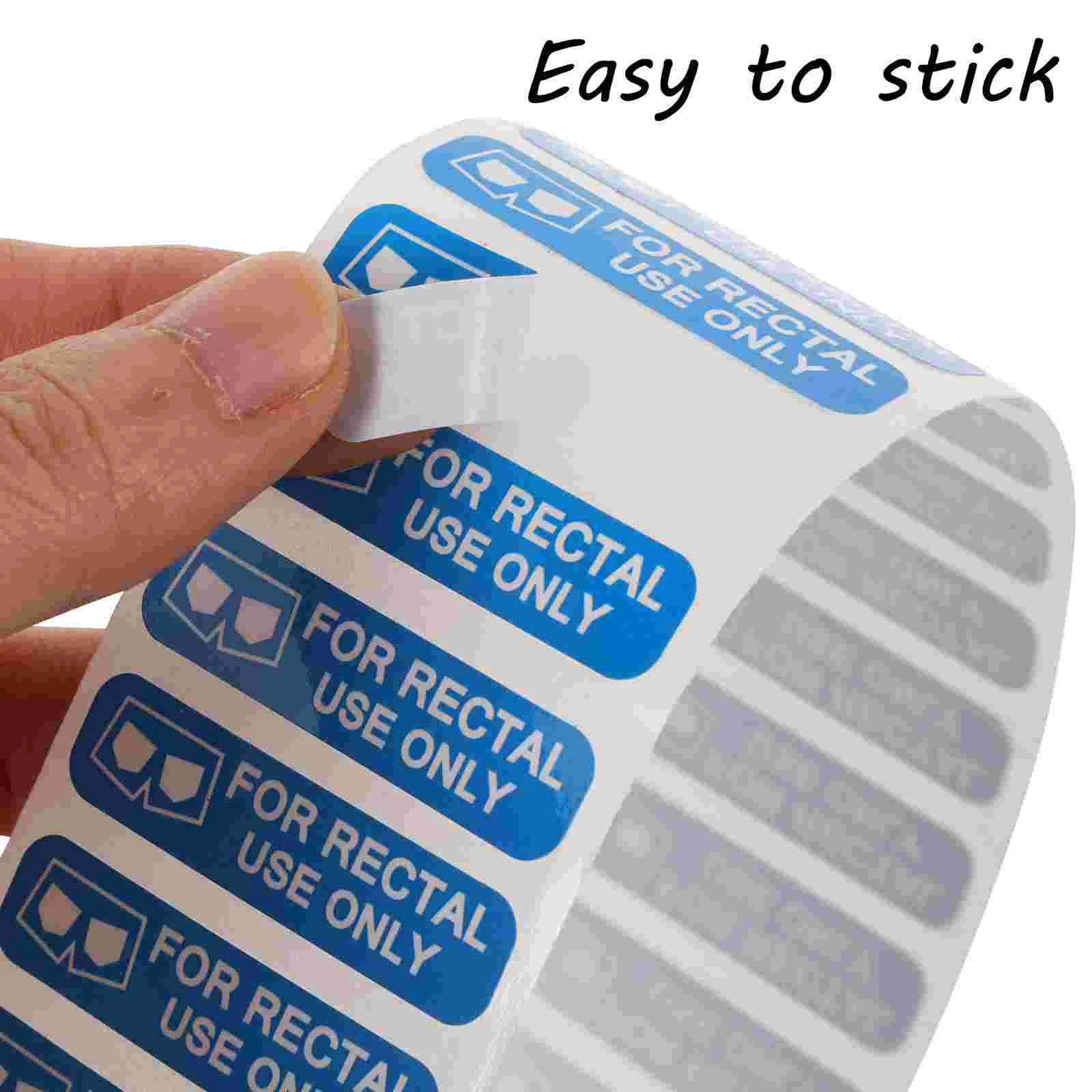 1 Roll Rectal Use Only Sticker Funny Joke Removable Label Novelty Stuffer Decal for rectal use only stickers