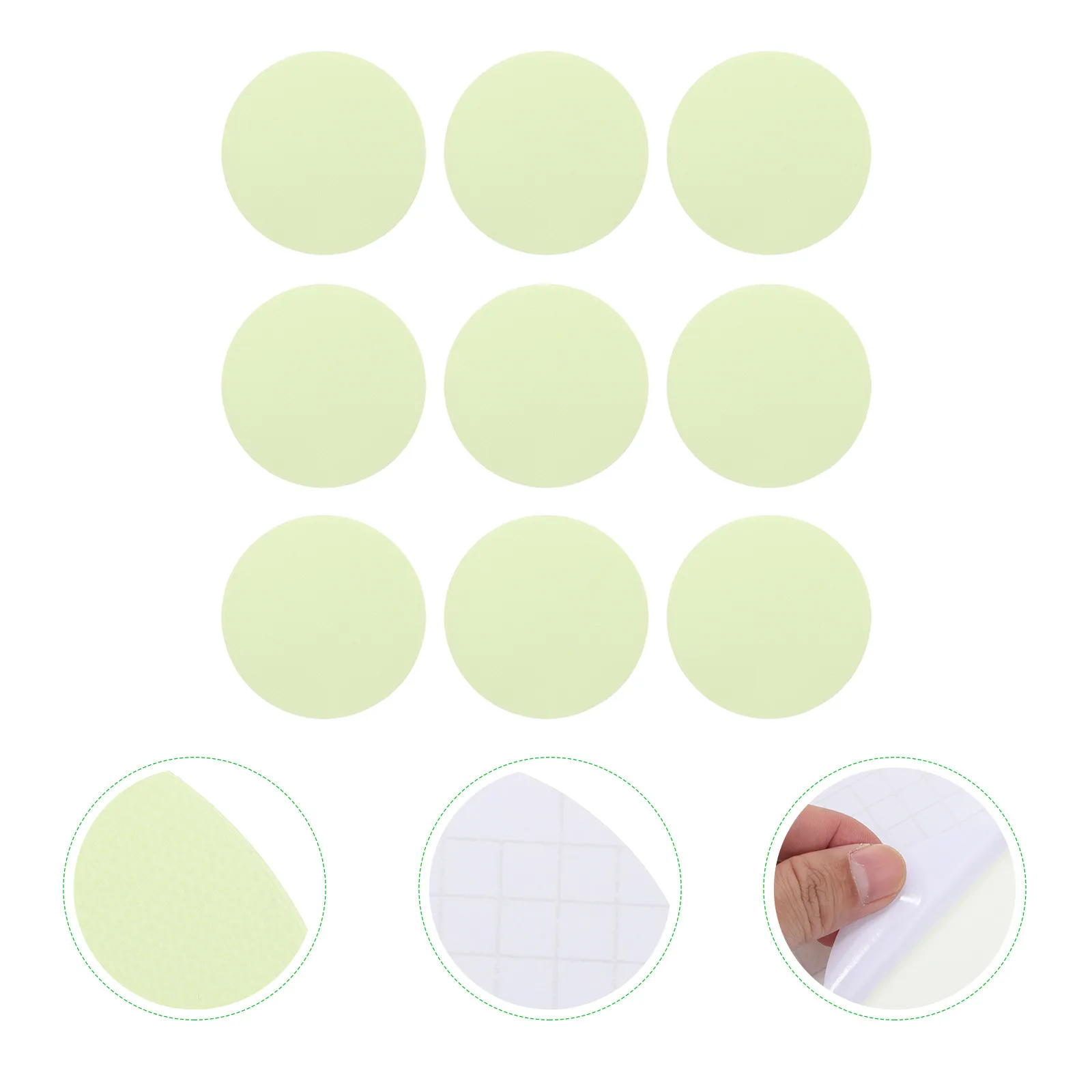 20Sheets Highly Visible Reflective Fluorescent Non-Slip Warning Tape Stairs Home Safety Floor Steps Outdoor Indoor Luminous