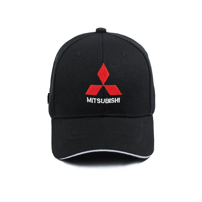 

Car Duck Tongue Cap For Mitsubishi 3D Hat Cap Car MOTO GP Racing F1 Baseball Cap Hat Adjustable Casual Trucket Hat Hip Hop