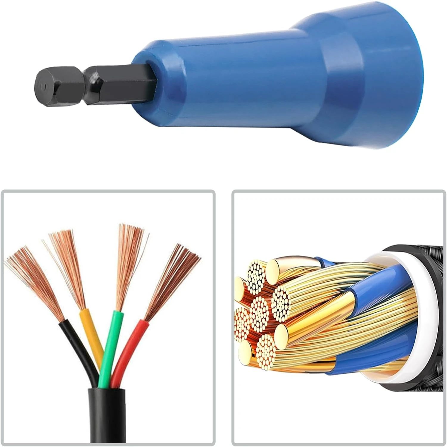 Included with this versatile, accurate, and efficient high-performance professional 1/4 heavy duty drill/wire connector driver