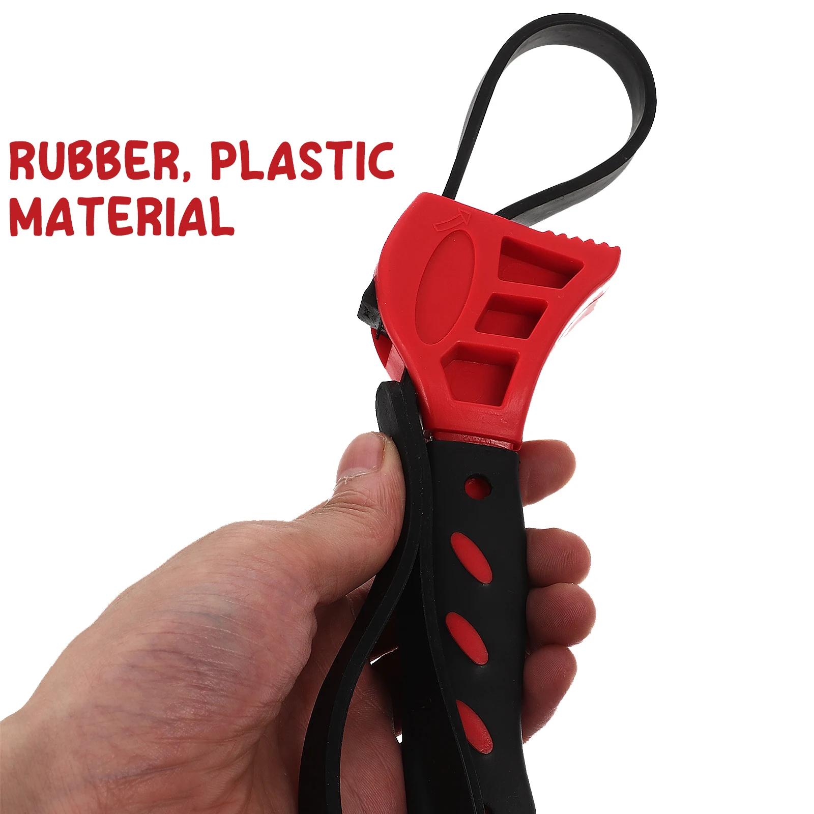 

2Pcs Rubber Strap Wrench Bottle Opener Adjustable Belt Tool Multifunctional Jar Opener Flexible AntiSlip Handle Car Bike Repair