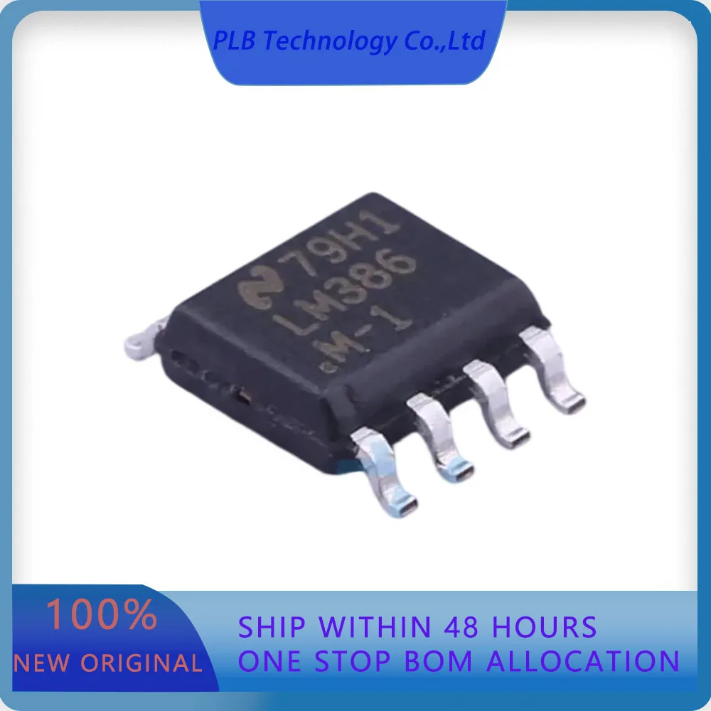 LM386MX-1/NOPB LM386  1-Channel 325mWx1@8Ω Class AB SOIC-8-150mil Audio Amplifiers Original Stock