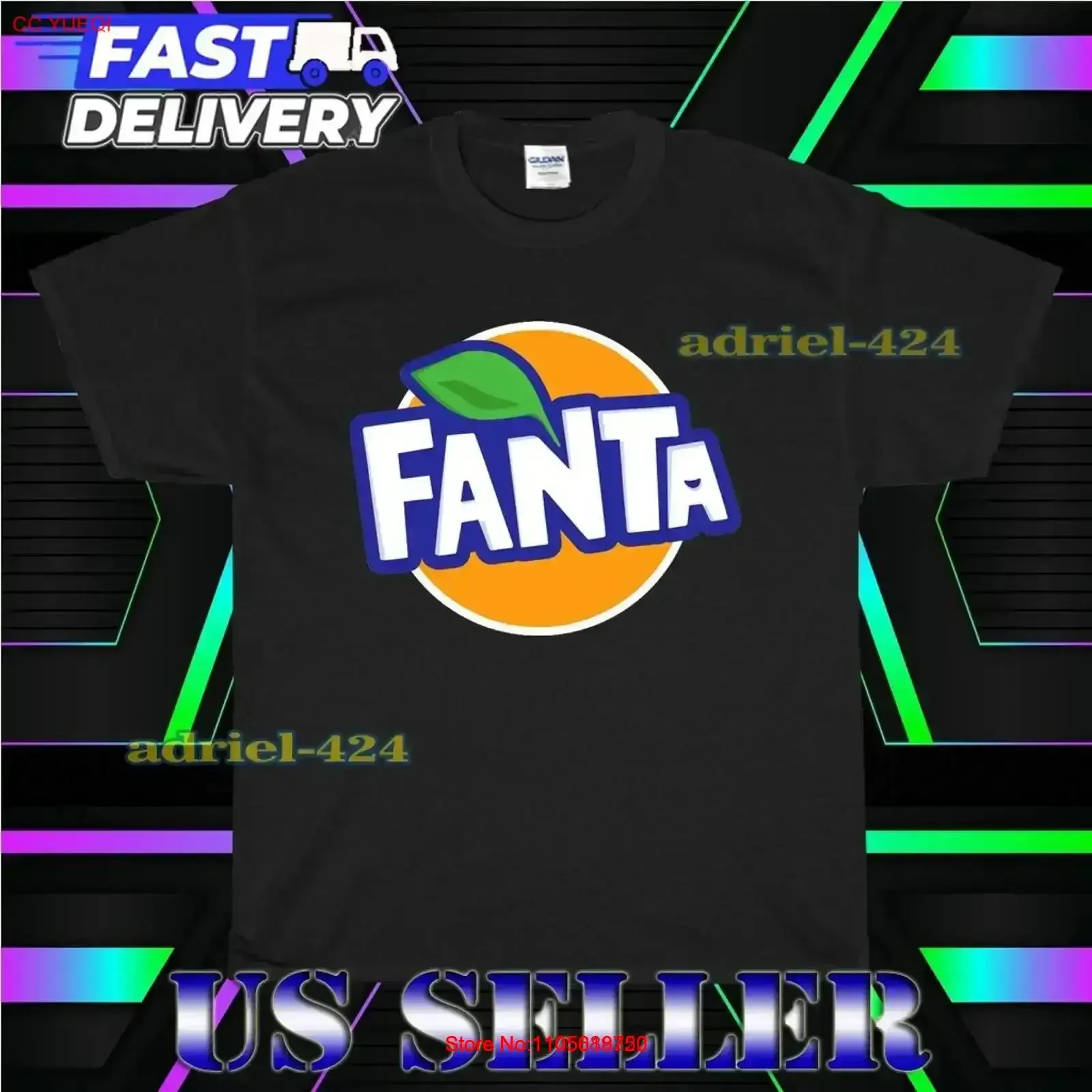 NEW SHIRT FANTA LOGO T TEE FUNNY AMERICAN USA UNISEX SIZE S 5XL vintage Washed Top For Everyday Wear Soft graphic Versatile