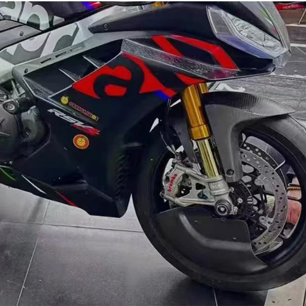 FOR  Aprilia RS V4 front brake caliper heat dissipation guide wheel cover kit carbon fiber motorcycle modification accessories