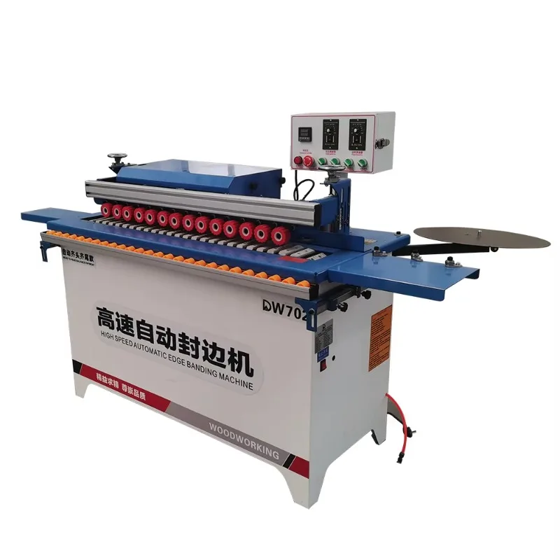 

2026 hot sales High-speed automatic edge banding machine: wood furniture gold foil Pvc Goliath trimming