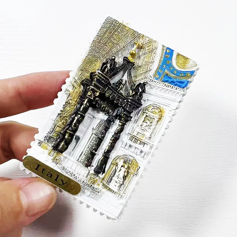 

3D Italy Fridge Magnets - Decorative Resin Magnets with St. Peter's Basilica Design for Kitchen & Home Decor