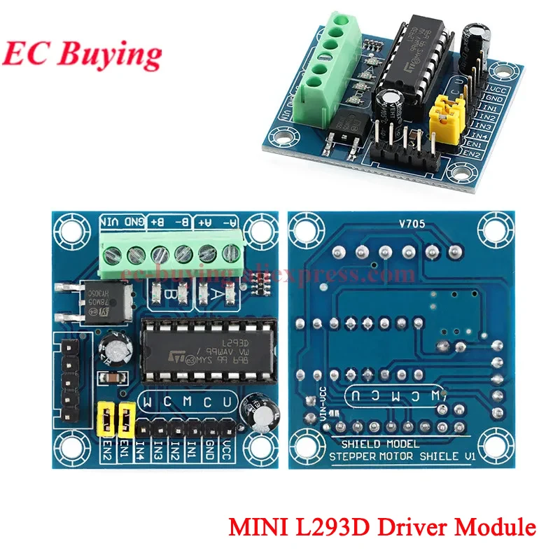 L293D Motor Driver Control Shield Module 4-Channel Stepper DC Motor Drive Expansion Board for Arduino ESP8266 R3 Mega2560