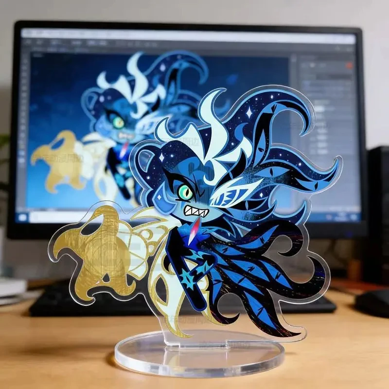 Game Character Acrylic Plaque Exaggerated Black Shadow Cookie Standing Sign Model Desktop Decoration Display Ornament