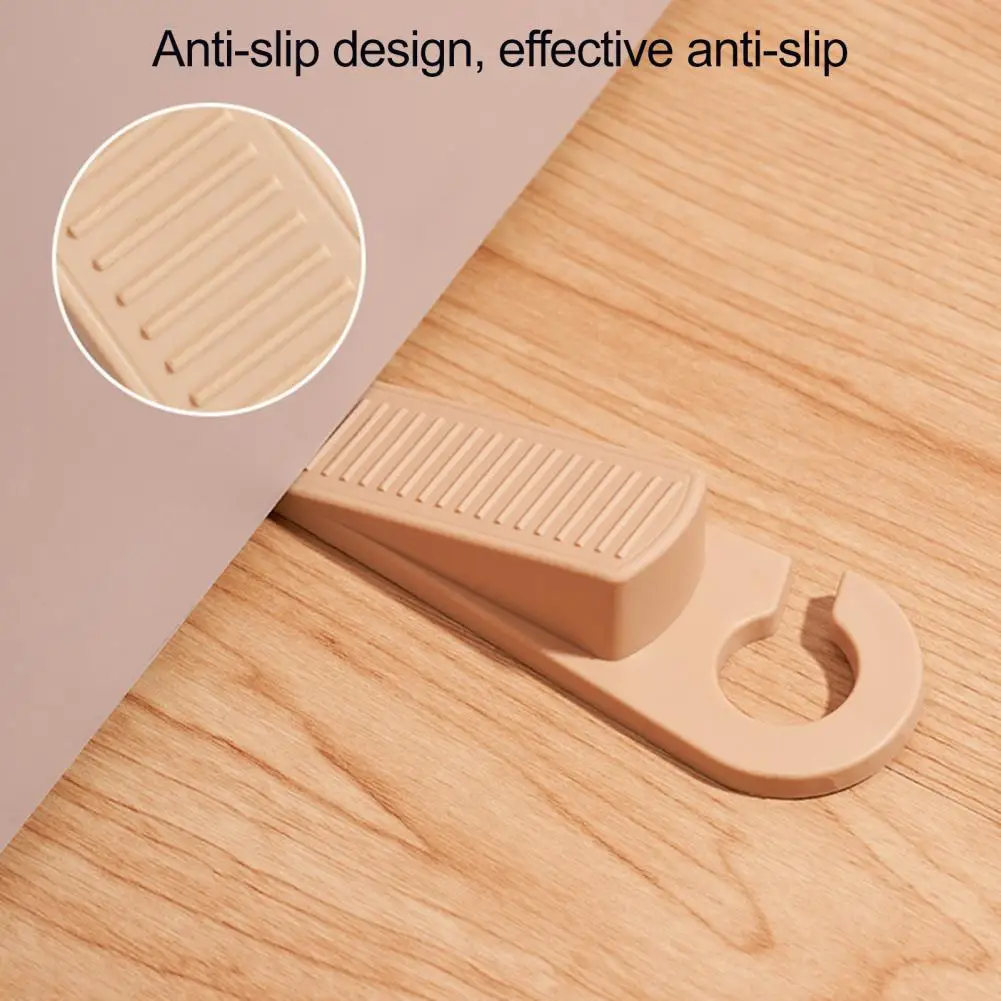 2 Buah Sumbat Pintu Sumbat Pintu Baji Universal Anti-selip Sumbat Pintu dengan Desain Penyerap Guncangan Baji Pintu untuk Keamanan Rumah