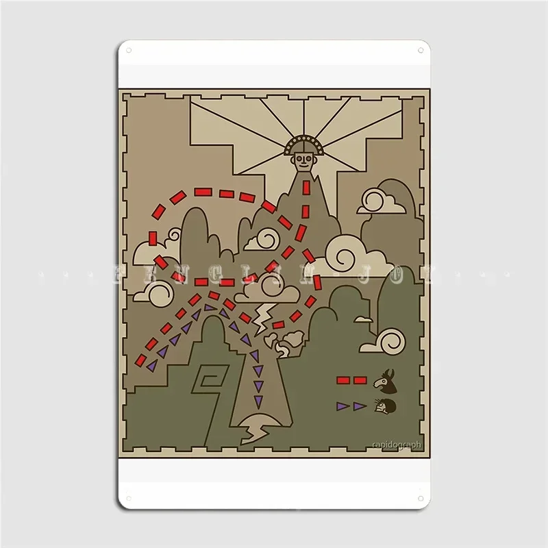 Kuzco Map Poster Me…