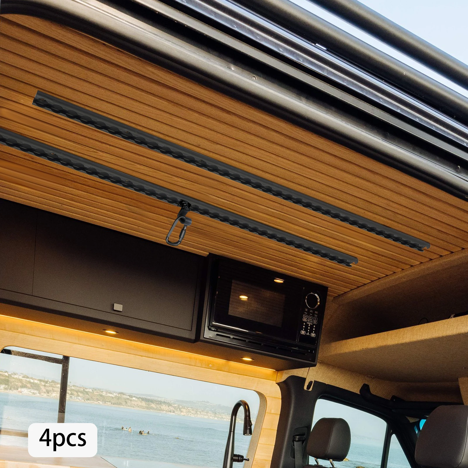 L-образная направляющая длиной 3 фута, L-образная направляющая для грузовика и прицепа, 4 перила для грузовика