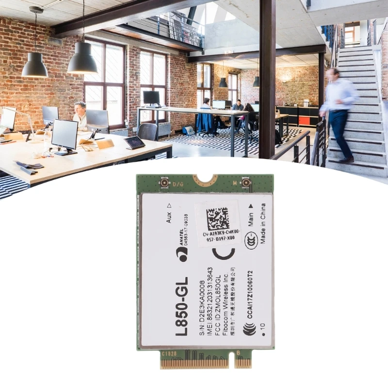 وحدة الهاتف المحمول L850-GL الخلوية Fibocom WWAN LTE NEU لجهاز ThinkPad X1