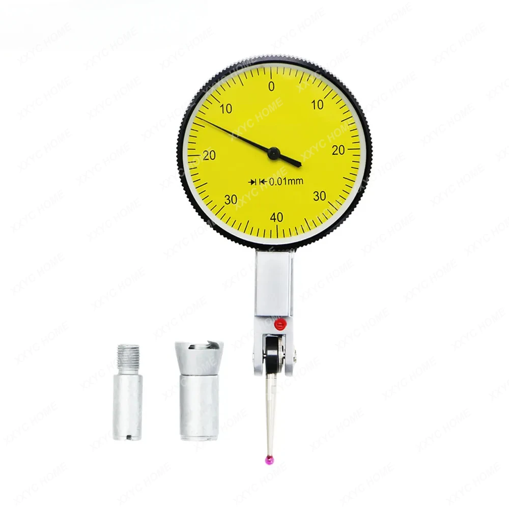 Precision Tools 0-0.8 mm 0.01 mm Metric Dial Test Indicator With Red Jewel Metric Measuring Dial Indicator