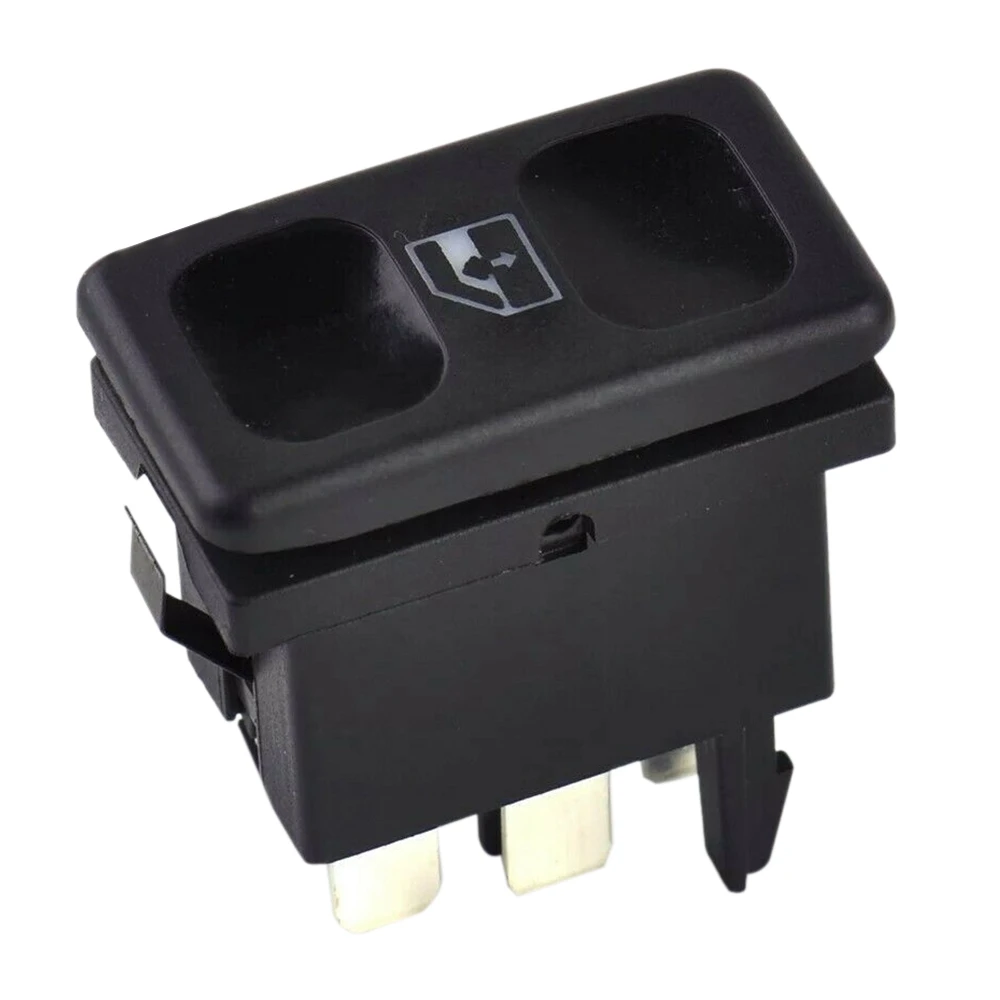 Botón de Control de ventanilla eléctrica para coche, pulsador de plástico negro de 1 piezas, 191959855, BDP605, para Golf Jetta MK2, 1985 -1987, 1988, 1989