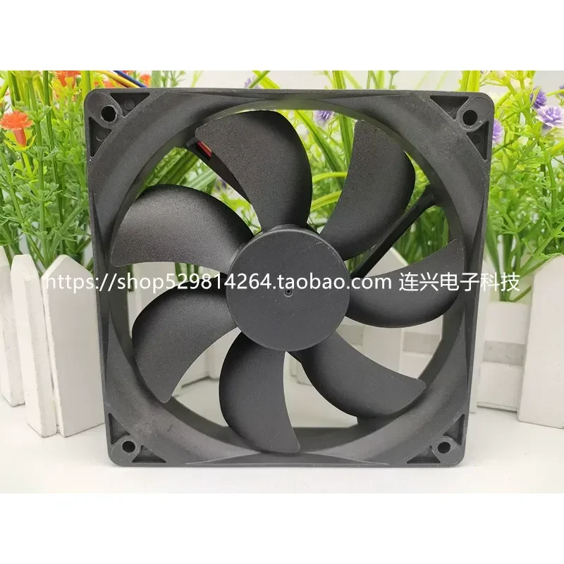 for AVC DA12025B12L 12V 0.30A 12CM 12025 PWM Temperature Controlled Silent Chassis Fan