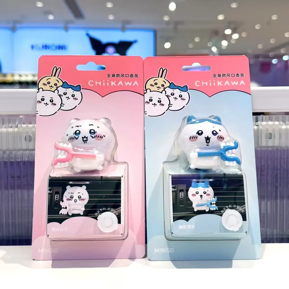 

Genuine Chiikawa Car Air Outlet Fragrance Hachiware Car Aromatherapy Doll Decoration Cartoon Peripheral Cartoon Cute