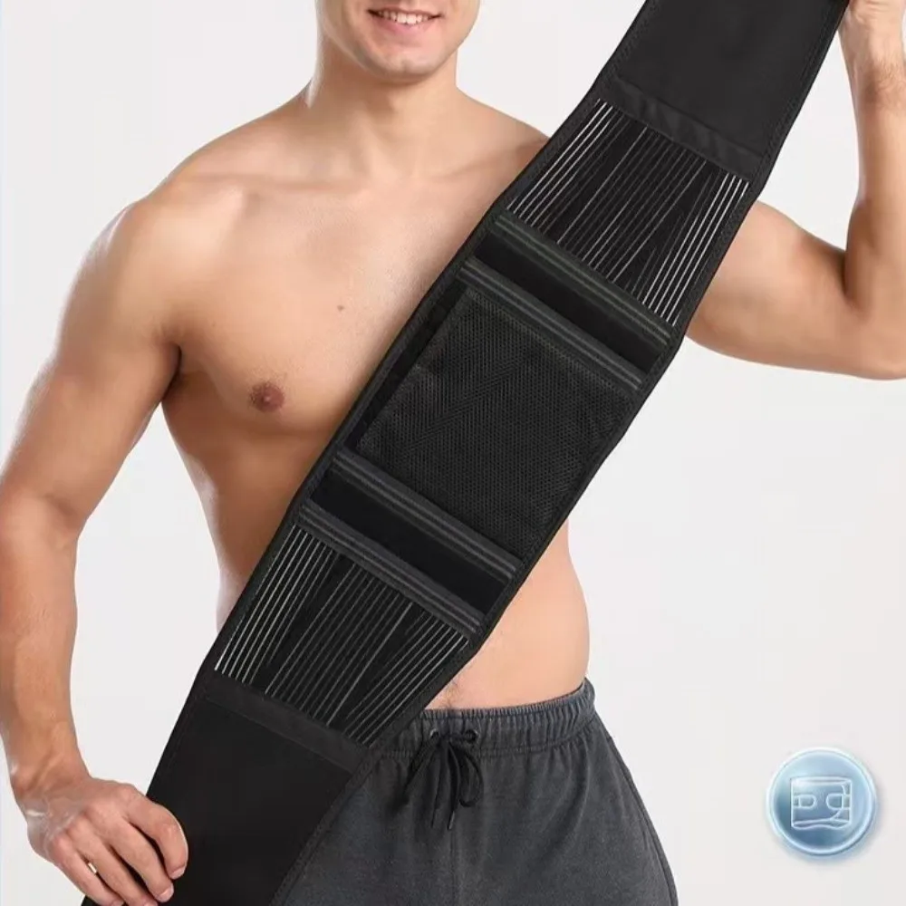 قابل للتعديل تنفس الخصر الأقواس 16 حفرة شبكة 6 يبقى هدفين حزام داعم المضادة للانزلاق مزدوجة سحب كرسي داعم للفقرات القطنية حزام تجريب