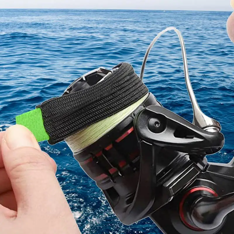Fishing Reel Spool Belt Belt Nylon Straps Spool Reel Protector Spin Reels Straps Sturdy Fishing Equipment Tools For Outdoor Use
