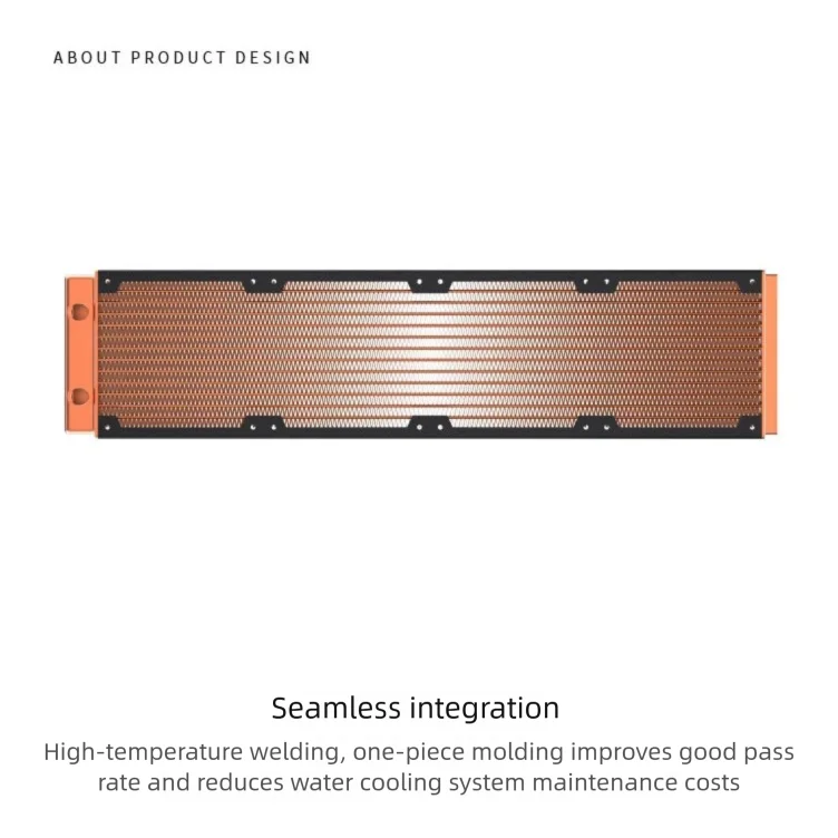 

Медный радиатор Bykski Black Water Cooling 480 мм, толщина около 40 мм, лучше подходит для вентиляторов 12 см, толщиной 25 мм, CR-RD480RC-TK-V2