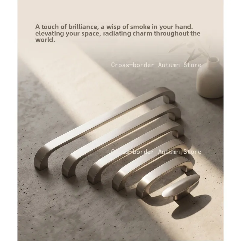 Kitchen cabinet door handle, modern simple wardrobe door handle, drawer handle stainless steel