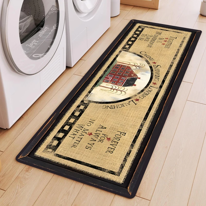 سجادة طويلة للمطبخ مقاومة للان - مراجعة Kitchen Living Baking Mats وسعره