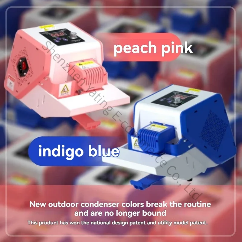Sealing machine for snack and bakery packaging bags; compact, commercial-grade, continuous automatic plastic bag sealer (220V).