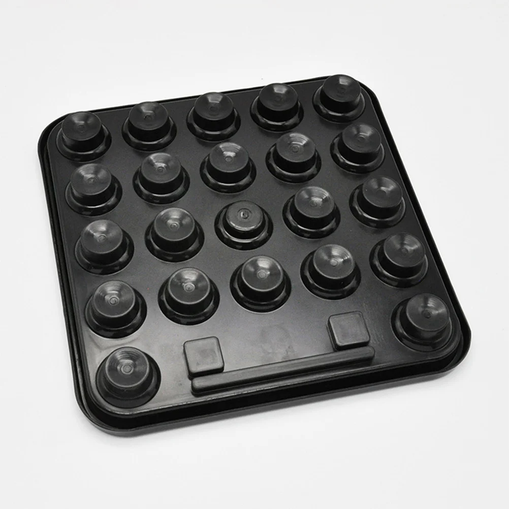 22-Bälle-Tablett, Billard-Zubehör-Set, zuverlässiges Kunststoff-Kugel-Haltetablett, sichere Passform für alle Standardgrößen, ideal für