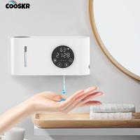 Automatic Soap Dispenser Touchless Sensor Soap Dispenser 500ml USB Rechargeable for Bathroom Kitchen Wall-mounted Soap Dispenser