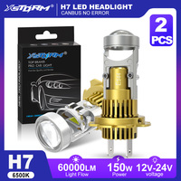 XSTORM H4 LED Lens Projector Headlight H4 H11 H8 Led Light Bulbs Canbus 150W 60000LM Car Headlight Hight Low Beam 6500K 12V